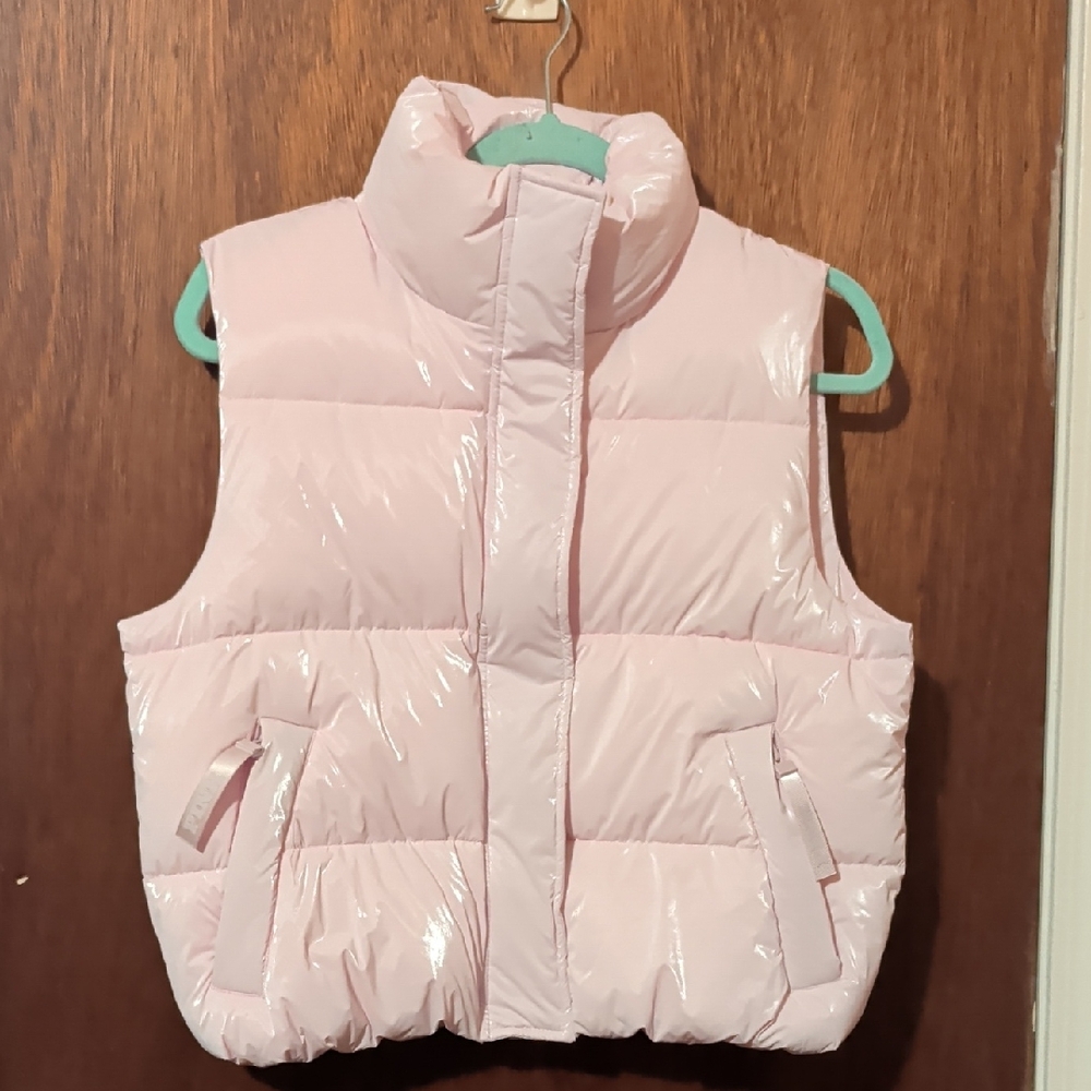 PINK Victoria's Secret Light Pink Puffer Vest